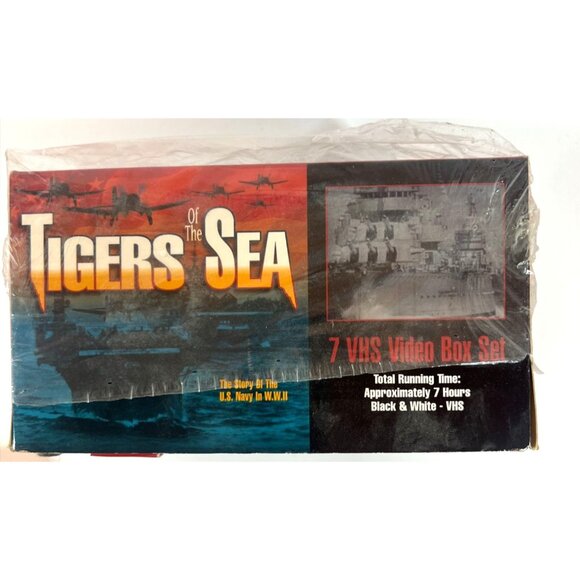 Tigers Of The Sea 7 VHS Set - U.S. Navy In WWII - 7 Hours Black & White - Picture 3 of 4